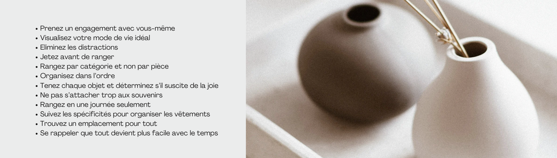 Checklist Marie Kondo