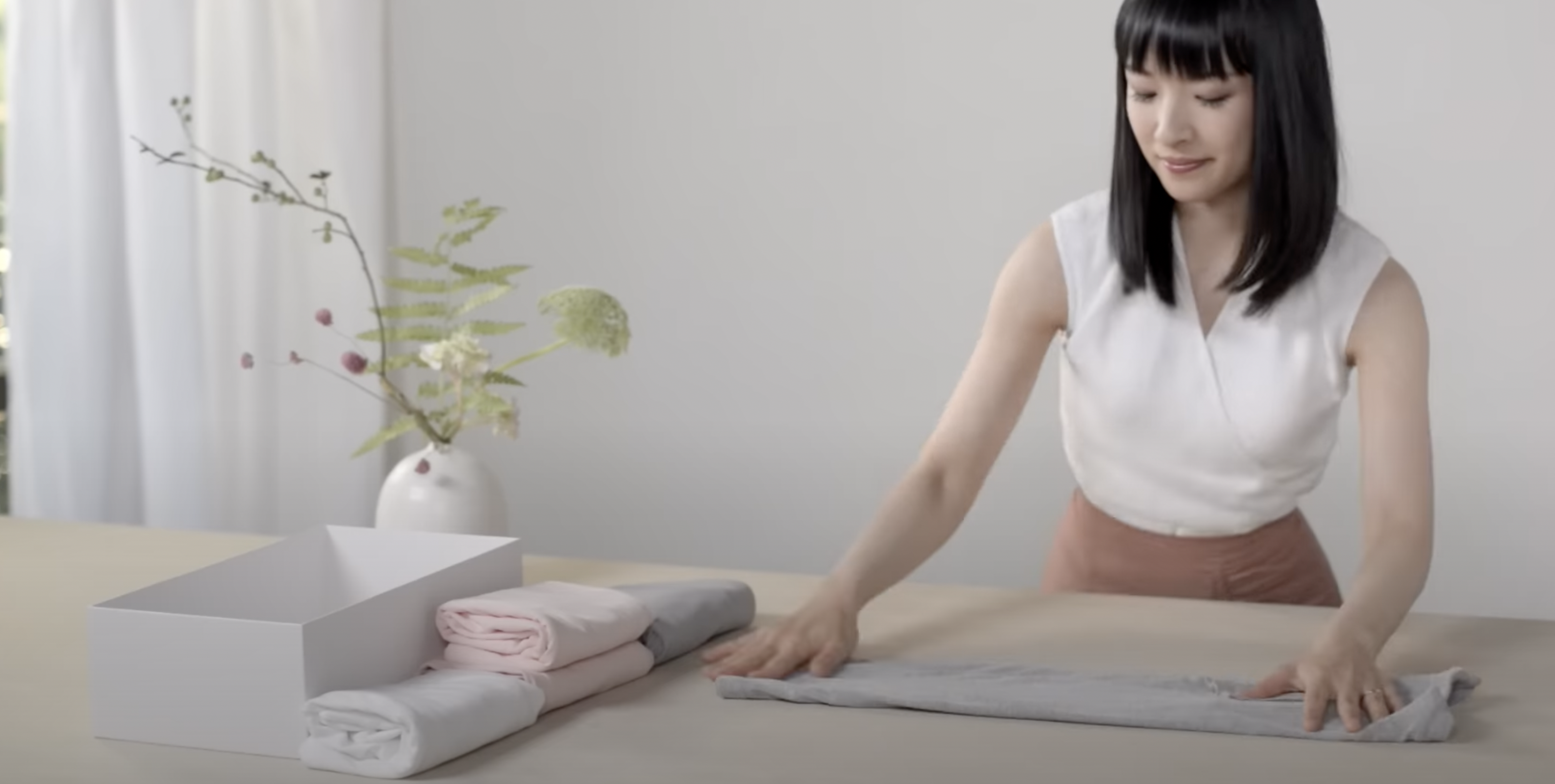 Plier > Suspendre - Marie Kondo
