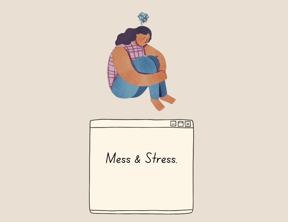 Effets du désordre sur la concentration, la clarté et le stress
